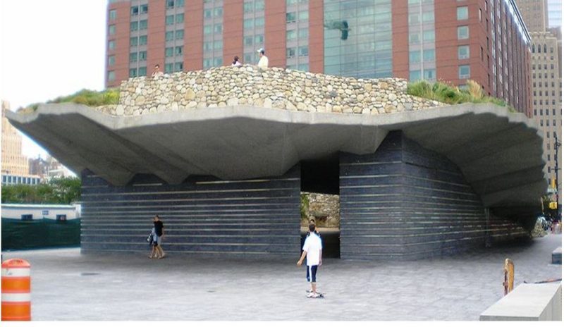 Irish Hunger Memorial Entrance